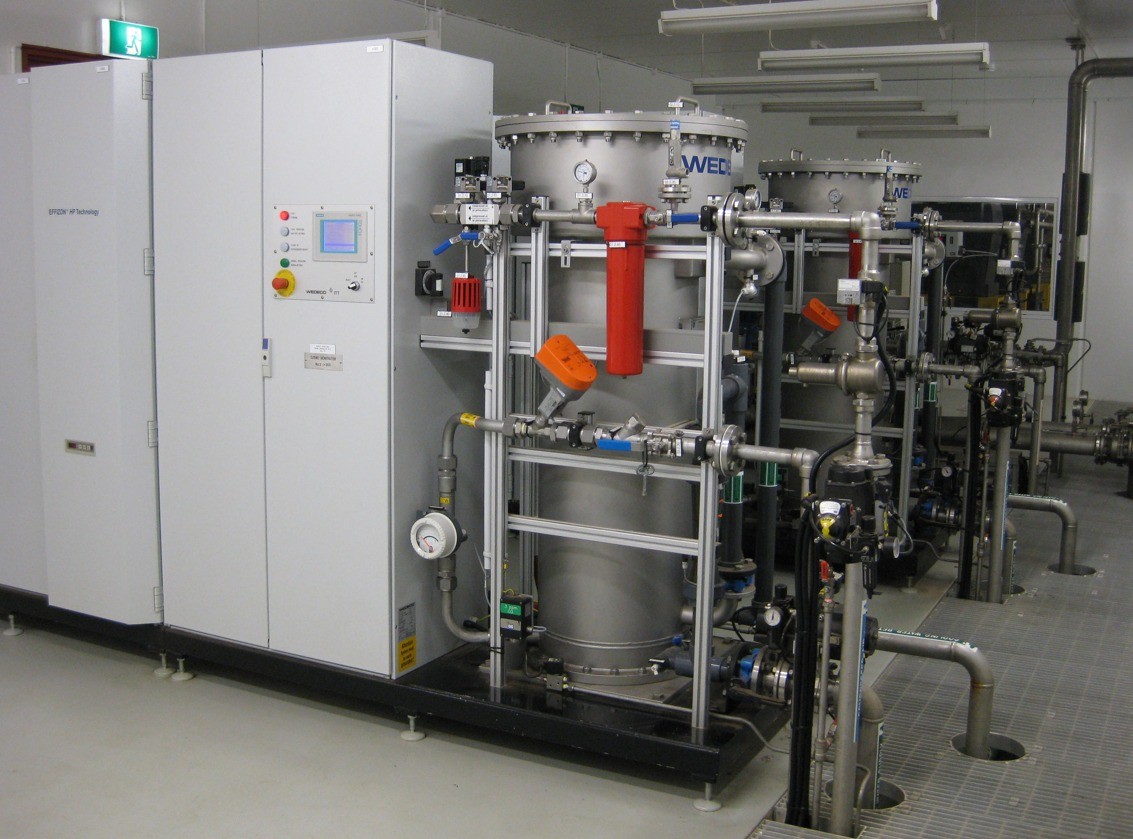 Source WEDECO SMA 600X ozone generation system from which the listed components were removed.